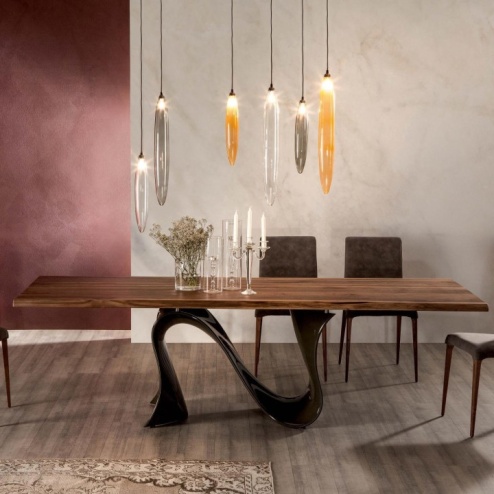 Tavolo Wave Irregular Wood Tonin Casa